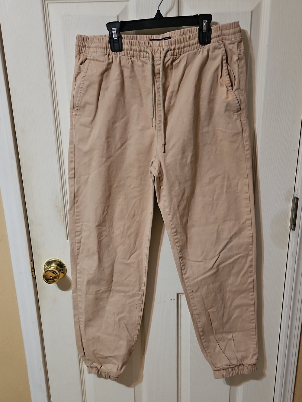 Forever 21 Men's Beige Drawstring Jogger Pants